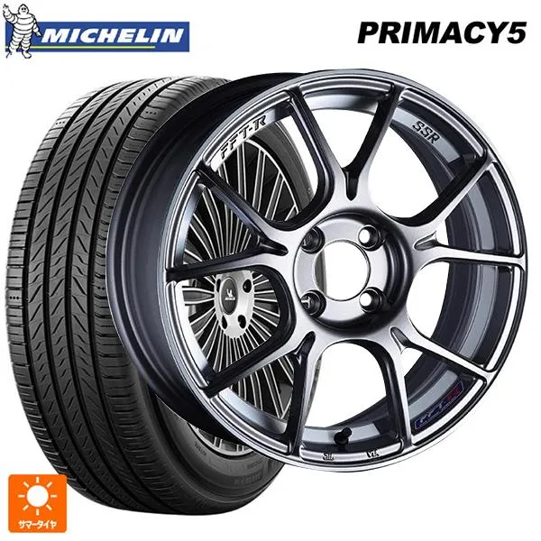送料無料 サマータイヤホイールセット 235/50R18 97W ミシュラン プライマシー5 正規品 タナベ SSR GT X02 18-8.5J