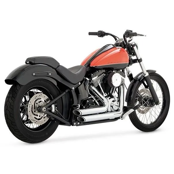 VANCE\u0026HINES バンス\u0026ハインズ ShortShots Staggered PCX ショートショットスタッガード マフラー カラー：クローム ソフテイルファミリー