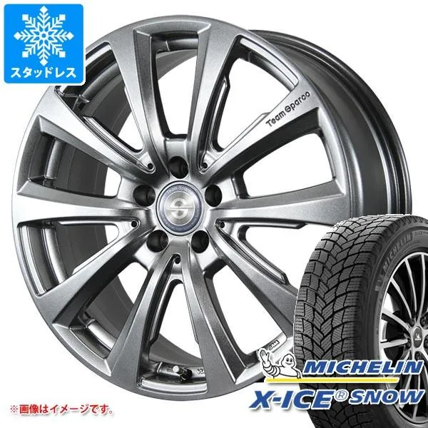 アウディ A3 8V系用 スタッドレス ミシュラン エックスアイススノー 225/45R17 94H XL チームスパルコ ヴァローザ ver.02