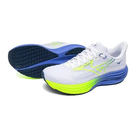 ミズノ（MIZUNO）（レディース）ランニングシューズ ジョギングシューズ ウエーブライダー 29 ホワイト イエロー J1GD250371 部活 スポーツシューズ