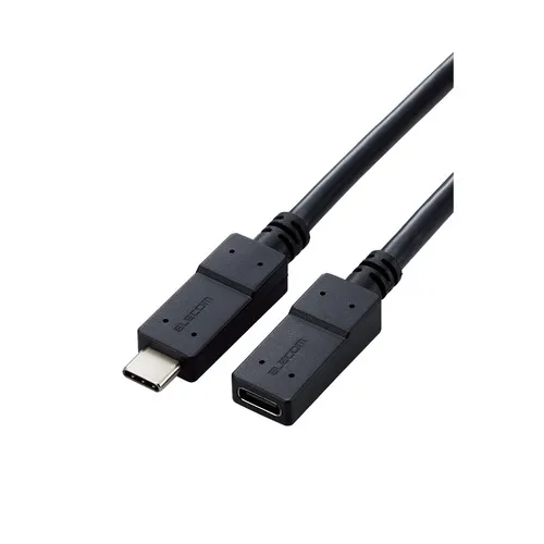 【5個セット】 エレコム USB3-ECC10BK USB Type-C延長ケーブル(USB 5Gbps) 1.0m