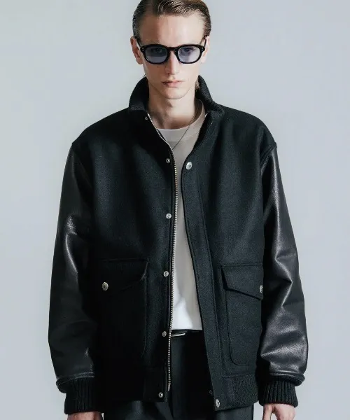 ブルゾン アウター CRIMIE/クライミー/A2 MELTON JACKET/A2 メルトン ジャケット メンズ