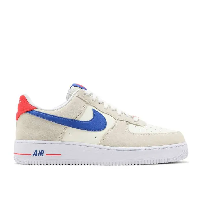 ナイキ Nike 【 Air Force 1 07 Lv8 Coconut Milk Hyper Royal Men Coconut Milk/White/Bright Crimson/Hyper Royal 】 メンズ 白色 ホワイト クリムゾン