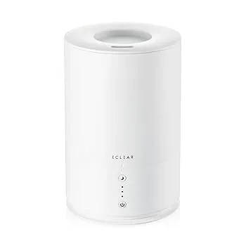 【中古】【2020年モデル】 エレコム 加湿器 卓上 抗菌 湿度センサー搭載 AC電源 空焚き防止 大容量1.8L エクリアミスト HCE-HU2007Uシリーズ ホワイト HC