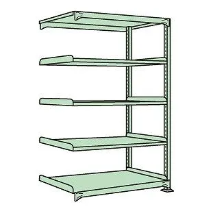 【ポイント10倍】【直送品】 サカエ 中軽量棚NE型(200KG/段・連結・H1500MM・5段) NE-9125R (204397) 【特大・送料別】