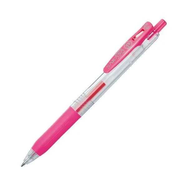(まとめ) ゼブラ ゲルインクボールペン サラサクリップ 0.4mm ピンク JJS15-P 1本 〔×100セット〕 代引不可