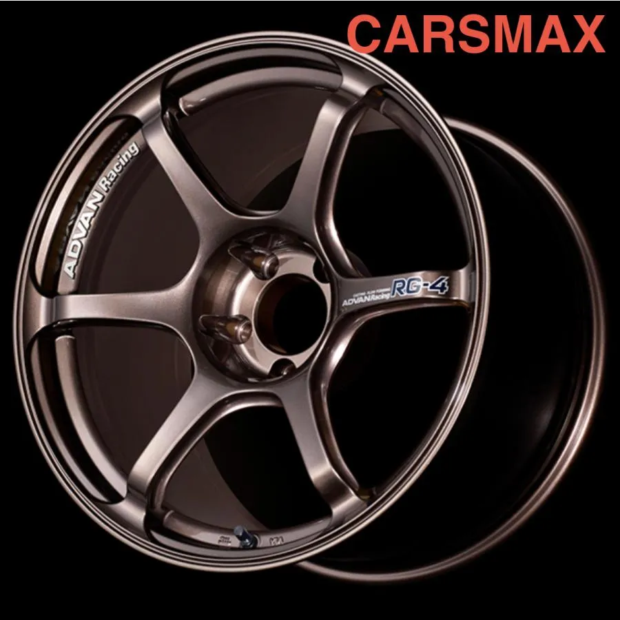 新品2本  ADVAN Racing RG-4 17x 7.5J +40 (ET40) 5穴 PCD 112 RCB レーシングコッパーブロンズ