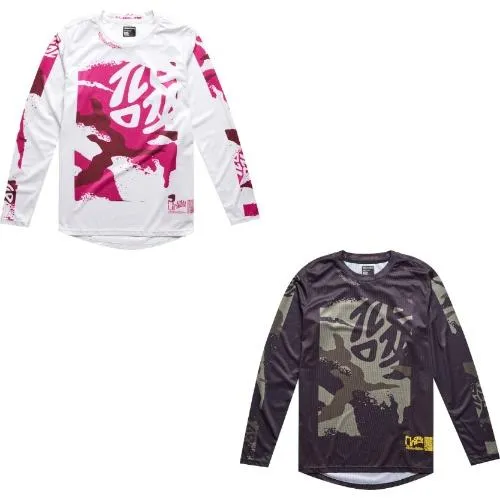 【子供用】Troy Lee Designs Flowline Confined Kids Bicycle Jersey キッズ 自転車ウェア 長袖ジャージ
