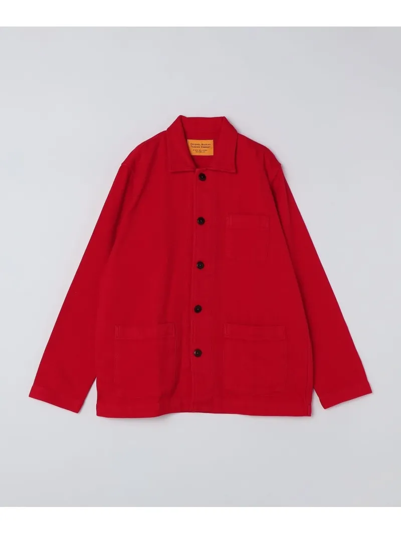 SHIPS MEN ORIGINAL MADRAS TRADING COMPANY: STOUT SHIRT JACKET シップス ジャケット・アウター ブルゾン・ジャンパー レッド【送料無料】