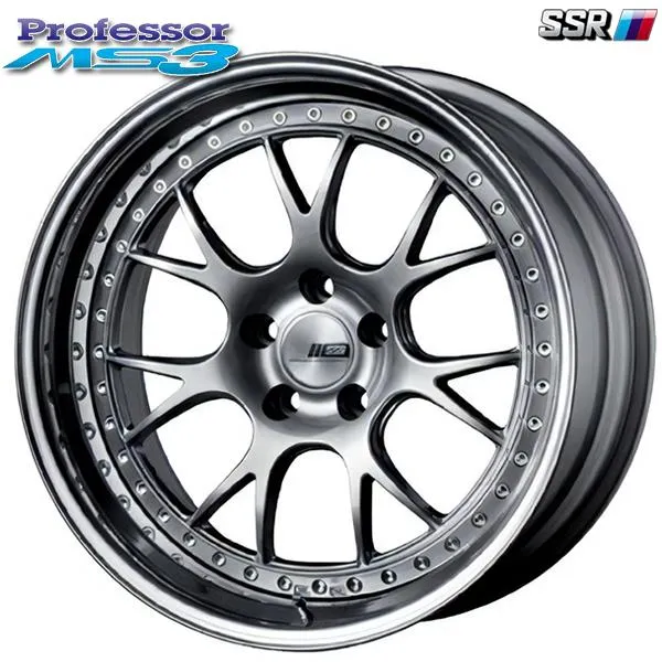 サマータイヤ ホイール4本セット 215/45R18インチ 5H114.3 SSR プロフェッサー MS3 チタンシルバー ミシュラン パイロットスポーツ5