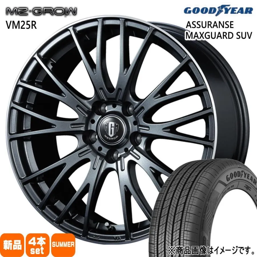 GN系 アウトランダー エクストレイル T33  グッドイヤー 235/60R18 107W XL ASSURANCE MAXGUARD SUV 夏用 サマータイヤ MZ-GROW VM25R