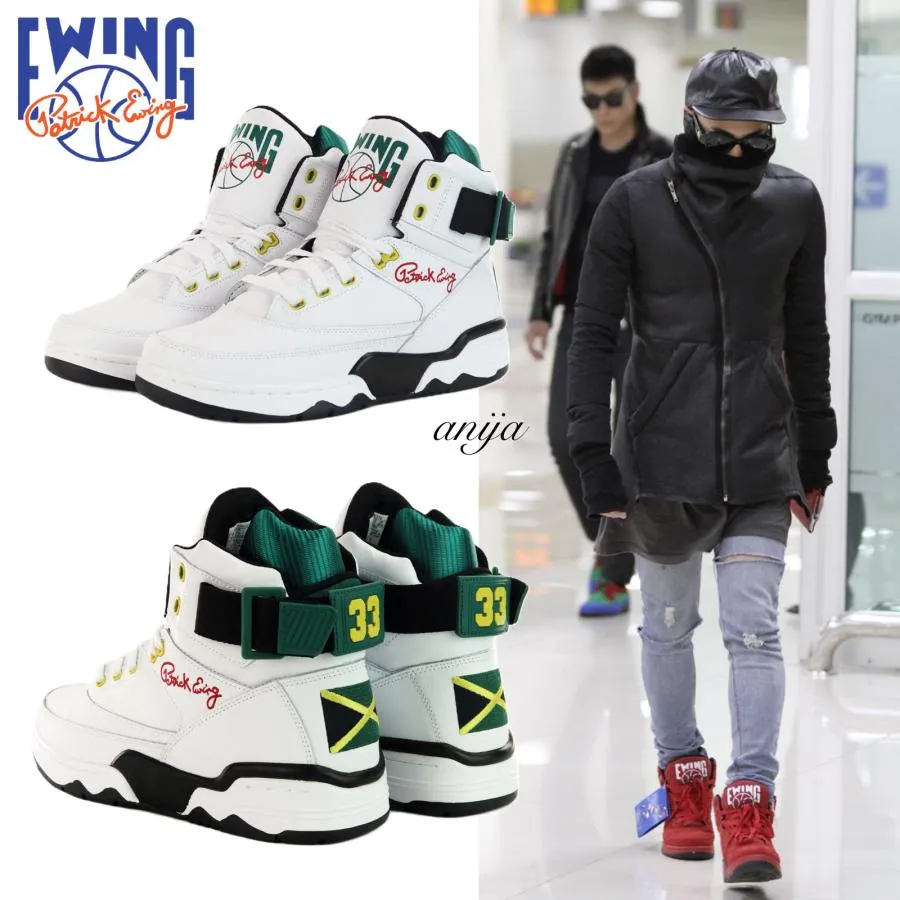 【送料/関税込】Ewing 33 Hi / JAMAICA / ジャマイカ / G-DRAGON愛用 / ユーイング 33 ハイ / シューズ / バッシュ / ホワイト / 1EW90014-112