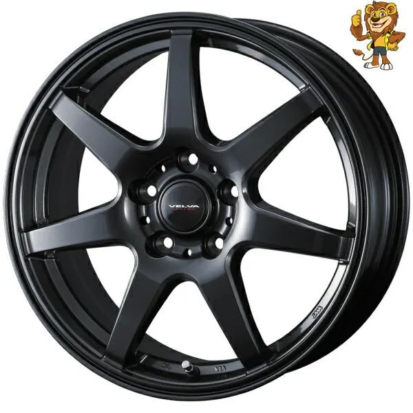 ホイール4本セット Weds VELVA WONDER (GMT) 15インチ 6.0J PCD:100/5H インセット:43 ヴェルヴァ ワンダー 【法人宛て発送限定】
