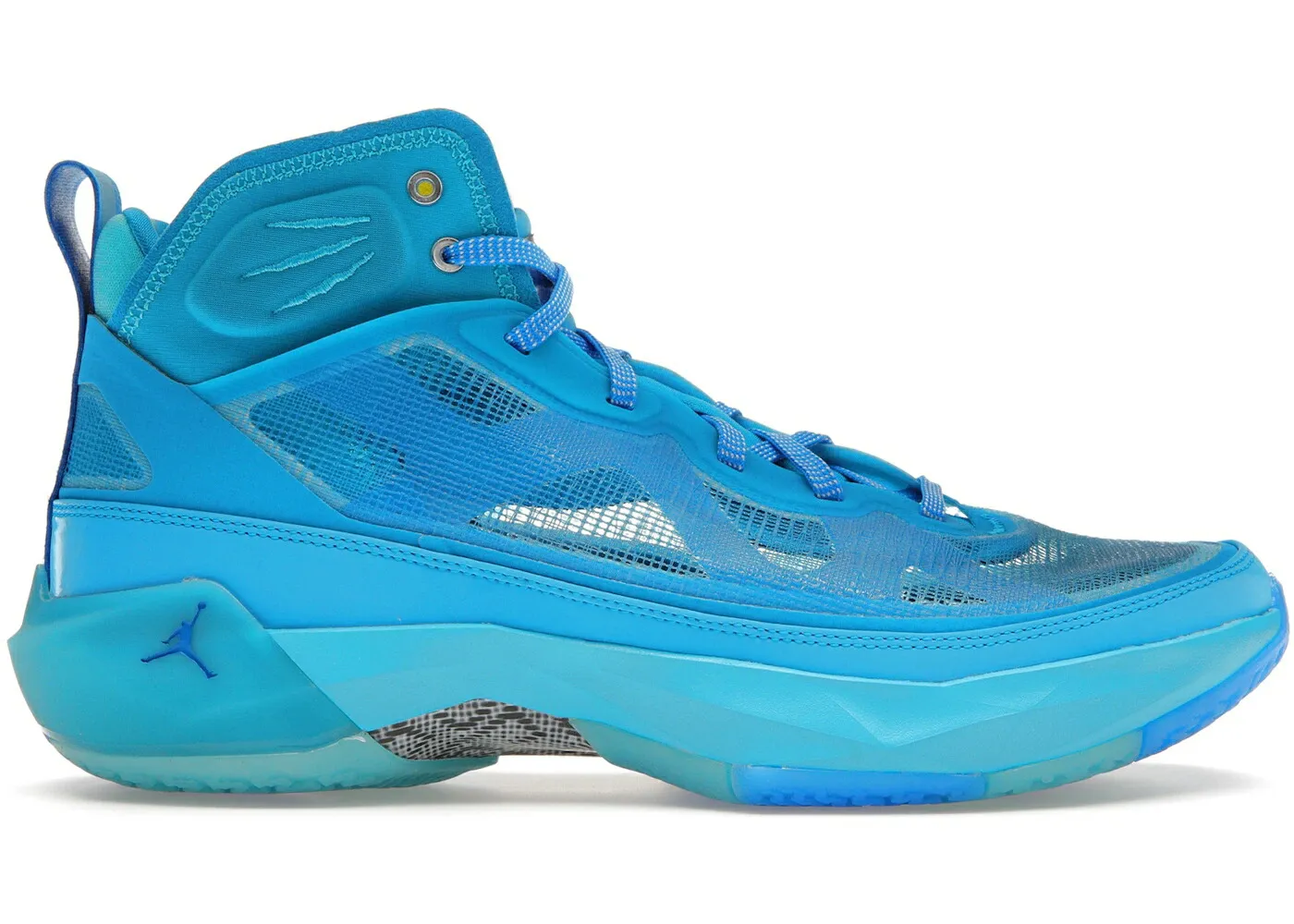 ナイキ ジョーダン 青色 ブルー アクア スニーカー メンズ JORDAN 37 ZION WILLIAMSON NARUTO RASENGAN / BLUE AQUA RASENGAN