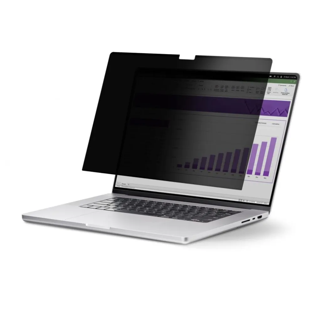StarTech.com [156T6-PRIVACY-SCREEN] 覗き見防止プライバシーフィルター/15.6インチ ノートPC対応/アスペクト比 16:10/342x218mm/タッチ対応フリップ式/視野角60度/光沢\u0026非光沢 リバーシブル/ブルーライトカット/パソコンディスプレイ 液晶保護フィルム