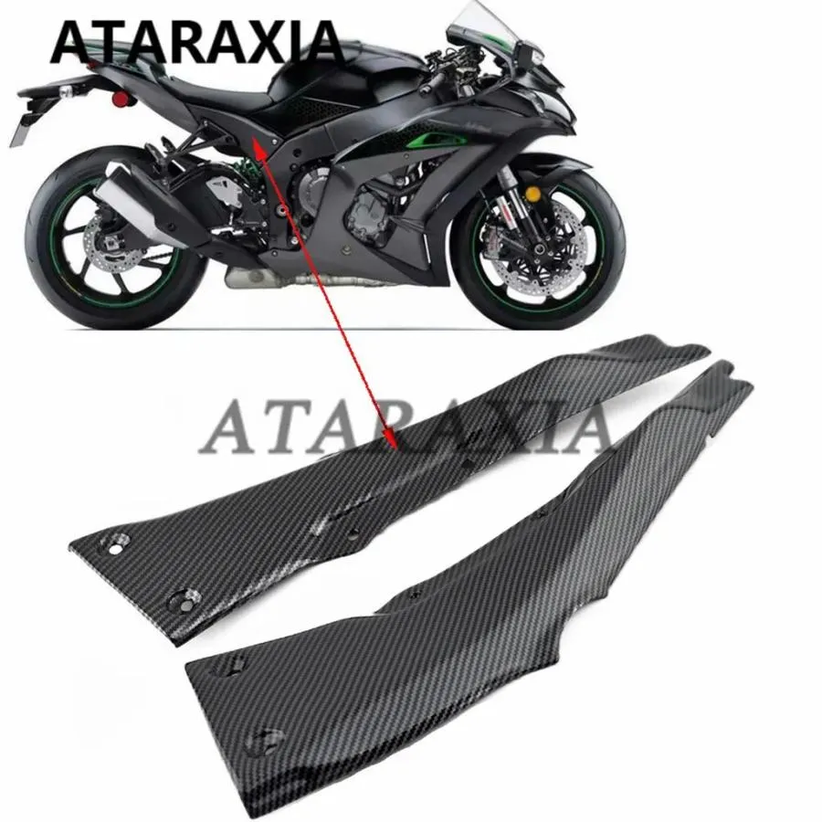 並行輸入品 バイクフェアリングカウルフレームサイドカバーパネル保護 ABS プラスチックカワサキ ZX10R ZX-10R 2011-2020 2019 2