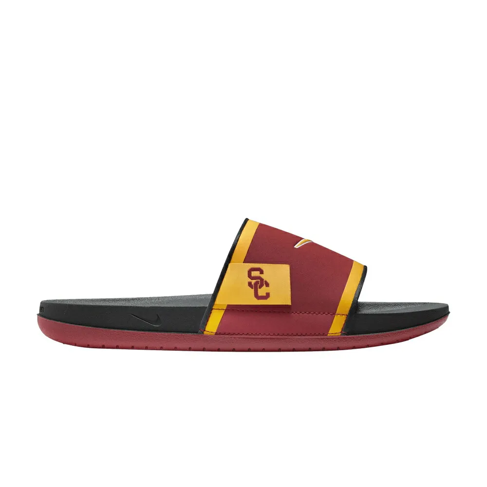ナイキ カレッジ サンダル チーム クリムゾン 灰色 グレー USC スニーカー メンズ NIKE COLLEGE OFFCOURT SLIDE / TEAM CRIMSON DARK SMOKE GREY