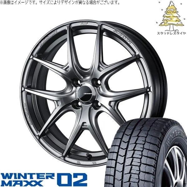 ライズ ロッキー ガソリン車 215/65R16 スタッドレス | ウィンターマックス02 \u0026 ウェッズスポーツ SA01R 16インチ 4穴100