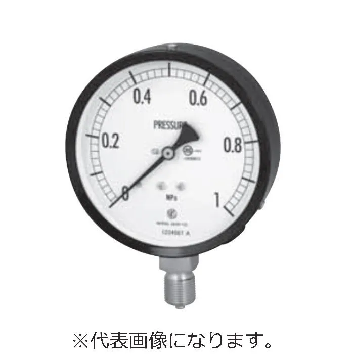 長野計器 普通形圧力計（立形(A枠）、φ150、0～1.5MPa） ( AG10-131-MX1.5MPA )
