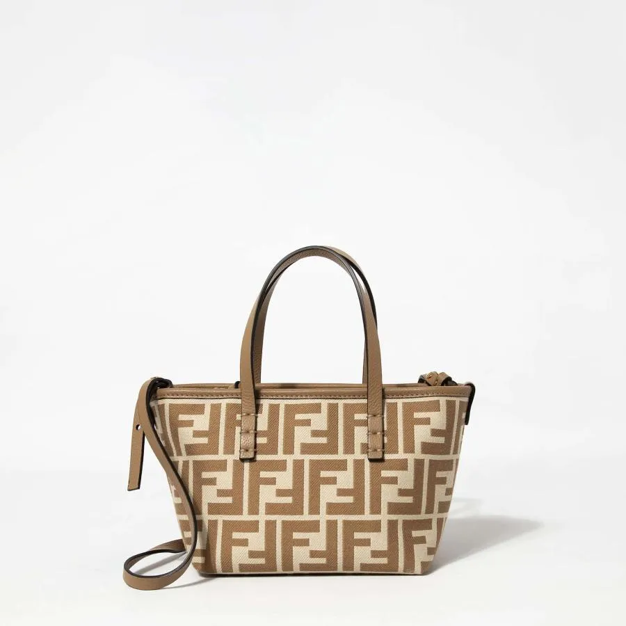 フェンディ FENDI バッグ 2WAYハンド/ショルダーバッグ MINI ROLL FF JACQUARD MINI BAG ロール ミニ FFジャカード ミニバッグ 8BS096 AOVJ レディース