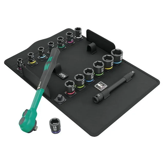WERA 005530 差込角3/8DR 16点組 コンフォートラチェットセット スタイルボックス入り ・005530 ヴェラ ハンドツール