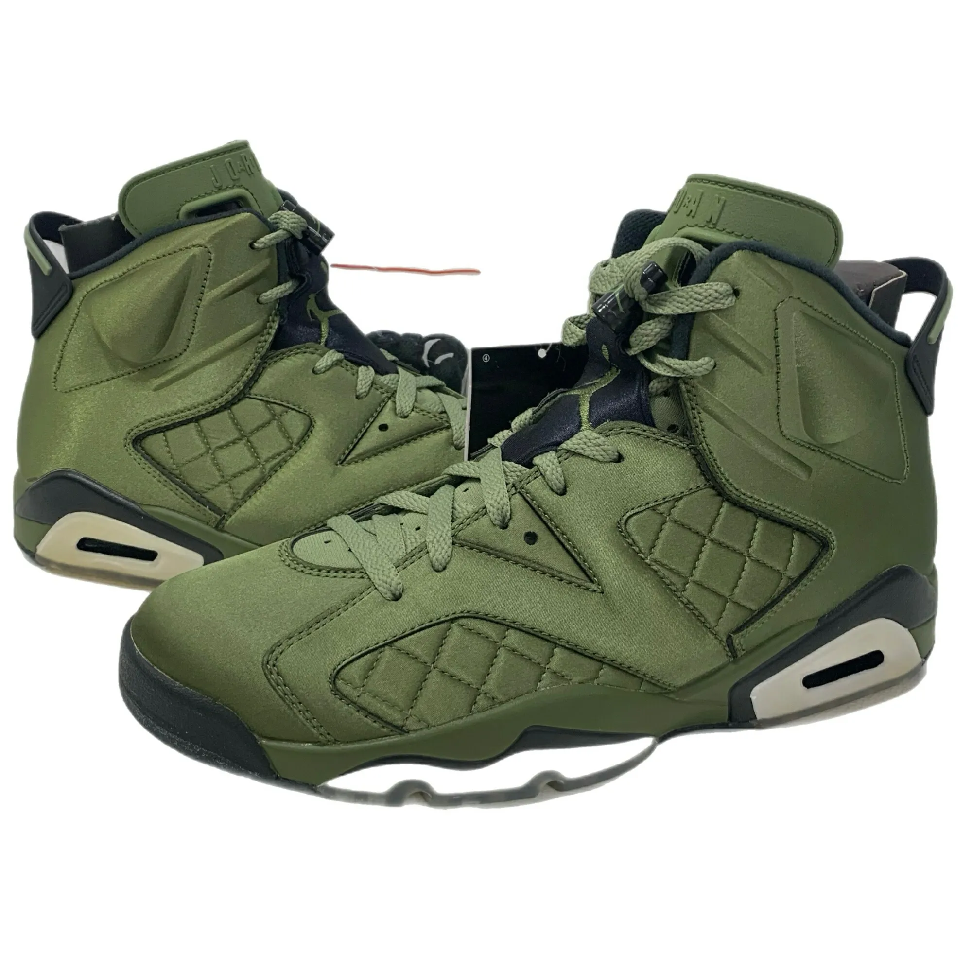 【中古】ナイキ NIKE エアジョーダン6 レトロ  Air Jordan 6 Retro Pinnacle Promo Flight Jacket AH4614-303  メンズ靴 スニーカー グリーン 28cmサイズ 201-shoes1677