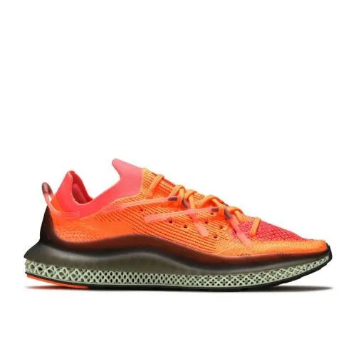 【 ADIDAS 4D FUSIO CREAMING ORANGE / SCREAMING ORANGE CORE BLACK 】 アディダス 橙 オレンジ コア 黒色 ブラック スニーカー メンズ