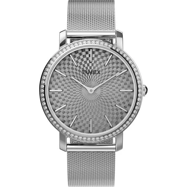 タイメックス メンズ アクセサリー 腕時計 Timex Transcend Quartz Analogue Watch Silver シルバー