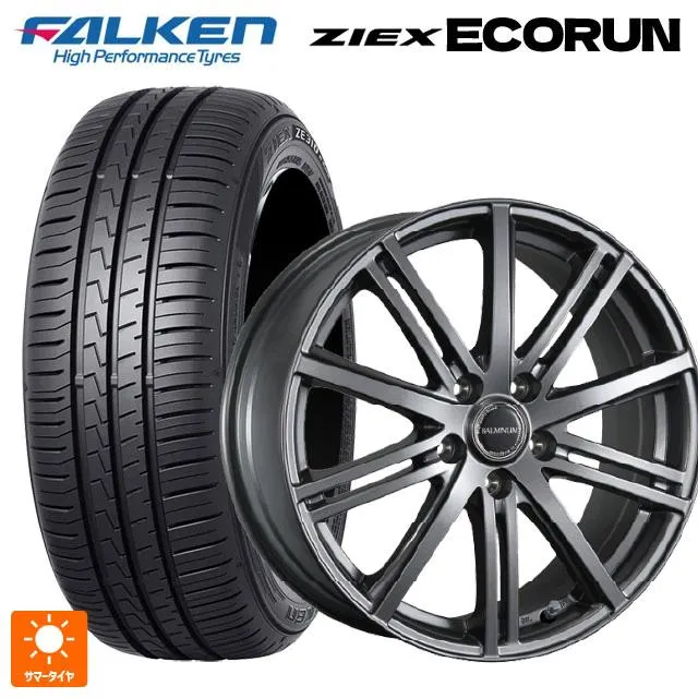送料無料 サマータイヤホイールセット 185/65R15 88H ファルケン ジークス ZE310R エコラン ブリヂストン バルミナ BR10 15