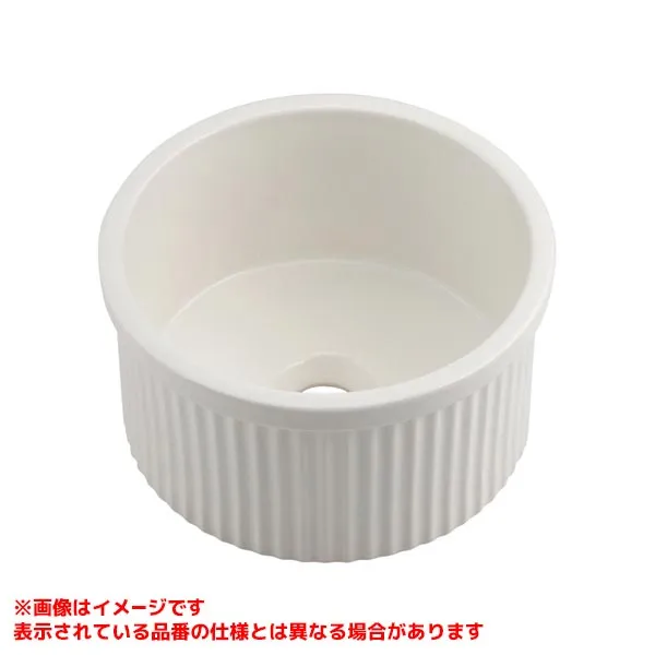 【493-246-W】 《TKF》 カクダイ 丸型手洗器 ホワイト ωσ0