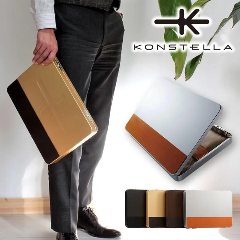 強い、軽い、洗練されたデザイン クラッチバッグ 13インチ KONSTELLA CLUTCH コンステラ クラッチ セカンドバッグ ハンドバッグ 本革 メンズ ブランド 送料無料