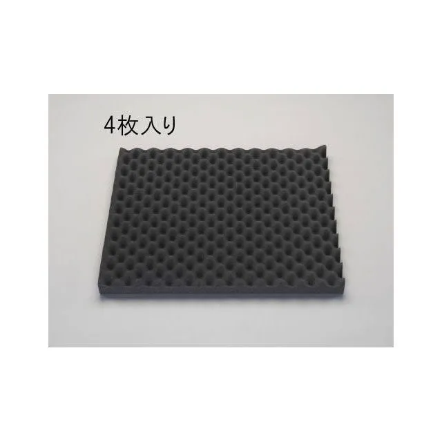 ESCO 500x 600x40mm 軟質ポリウレタンフォーム（4枚） EA997XM-25 エスコ 作業場工具