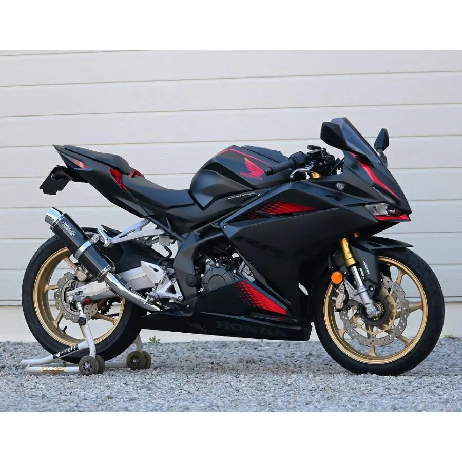 WR'S CBR250RR('20-'21) ラウンドタイプフルエキゾースト カーボンサイレンサー仕様 SC1240JM
