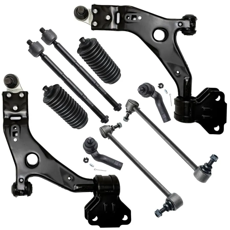 【並行輸入品】 Detroit Axle  Front End 10pc Suspension Kit for 2013 2014 2015 F