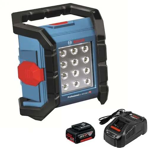 ボッシュ GLI18V-1200CSET 18VコードレスライトLED+バッテリー充電器セット BOSCH PSE認証