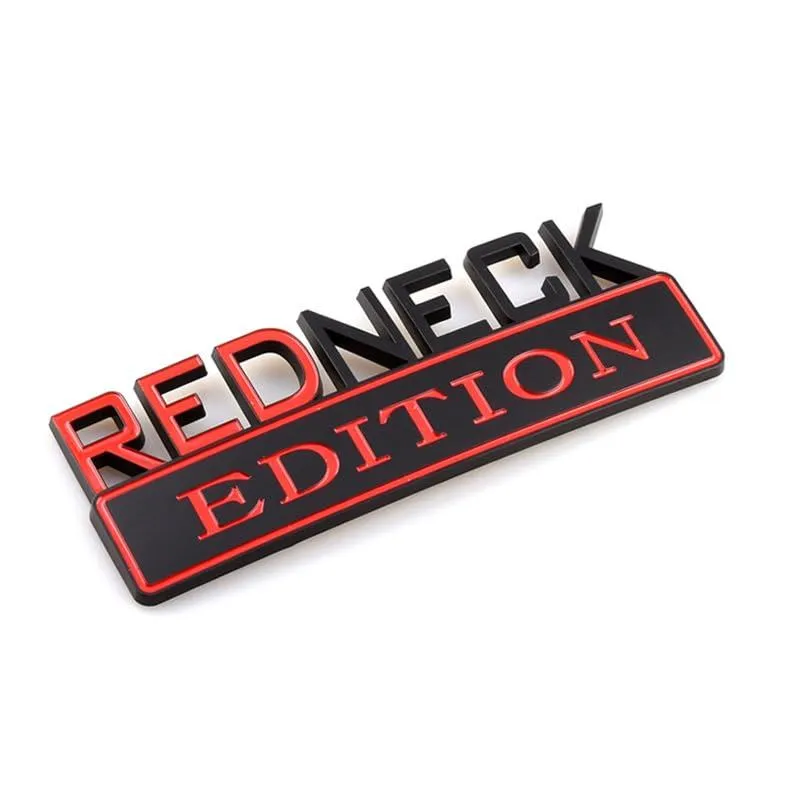 【並行輸入品】3D Redneck Edition Car Exterior Badge for Fender Rear Trunk Embl
