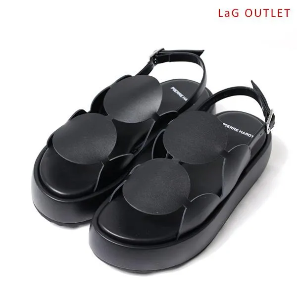 【LaGアウトレット】Pierre Hardy ピエールアルディー サンダル BULLES MEGA SANDAL AAN04 レディース プラットフォーム 厚底 レザー 靴
