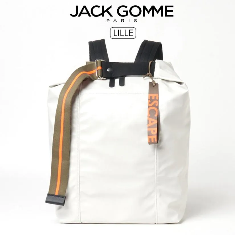 Jack Gomme ジャックゴム LILLE【WHITE】バックパック リュック ESCAPE ORIGINAL