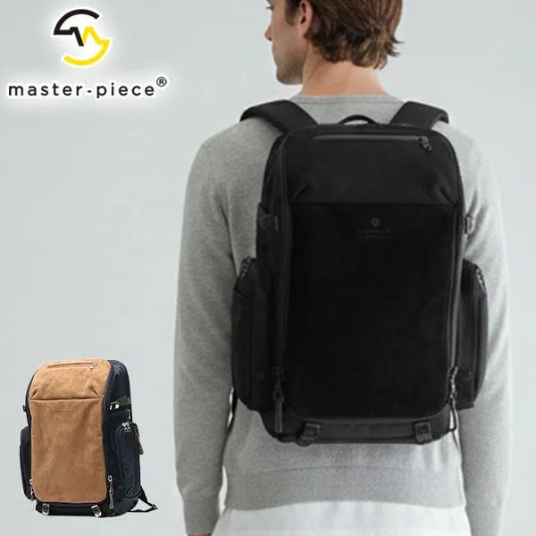 最大51%★5/28迄 正規取扱店 マスターピース リュック メンズ 大容量 master-piece 撥水 ナイロン PC収納 16インチ A4 B4 2層 Grave バックパック 03170