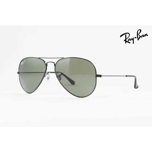 Ray-Ban 偏光 サングラス RB3025 002 58サイズ AVIATOR ティアドロップ アビエーター 海 川 ドライブ 車 高性能 人気 海外 レイバン 正規品
