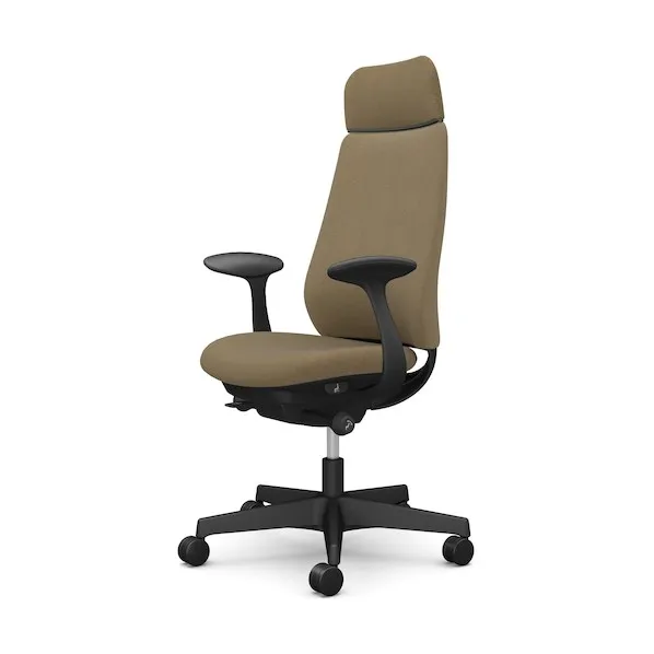 ※法人専用品※オカムラ ポータム,固定肘,背クッション,EXスタンダードタイプ,ブラックボディ,ハンガー無,ランバー無,ナイロンキャスター CF27XR FKY9 1点