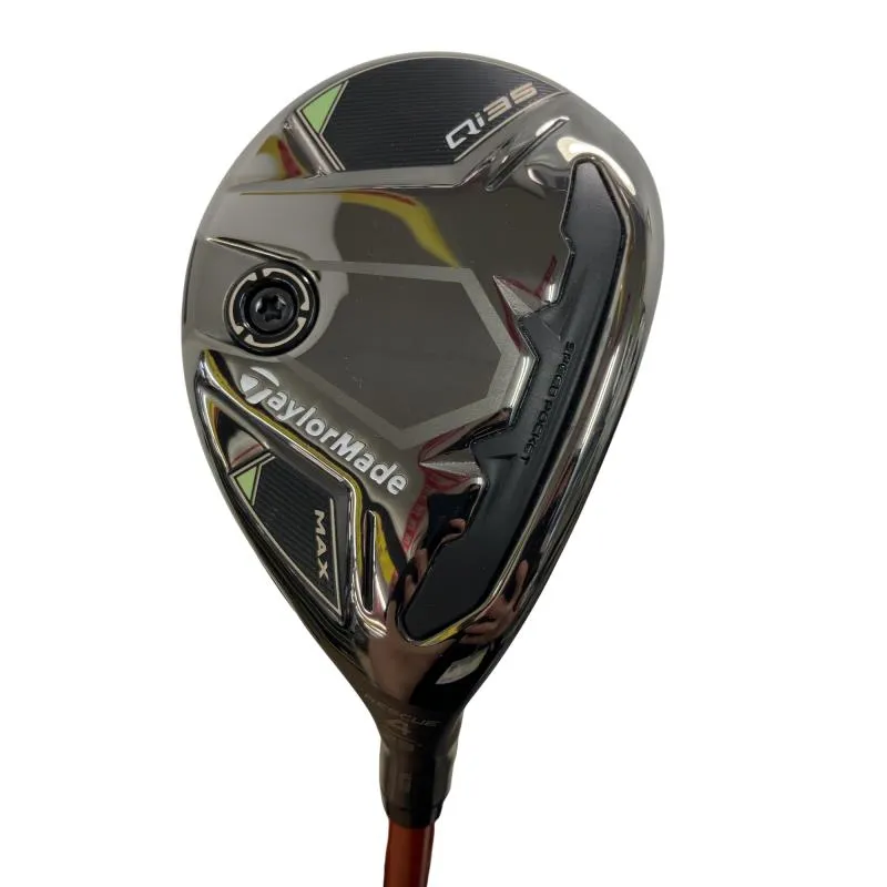 【中古】 テーラーメイド Qi35 MAX U4 ユーティリティ UT 純正特注シャフト (フレックスS) メンズ 男性用 右利き 右用 Bランク ゴルフクラブ