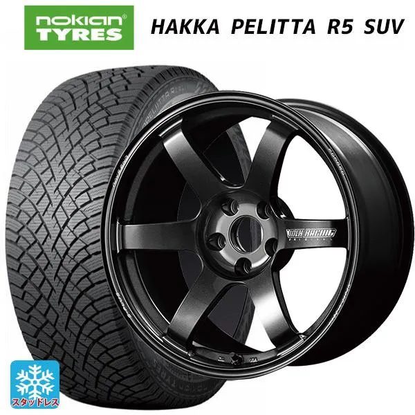 スバル フォレスター(SL系)用 225/55R18 102R XL ノキアン ハッカペリッタR5 SUV ボルクレーシング TE37サーガ S-プラ