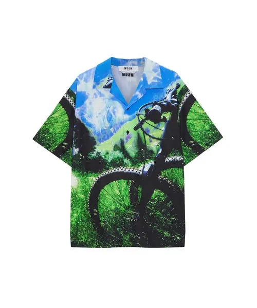 シャツ BIKE LIFE フォトグラフィックシャツ メンズ