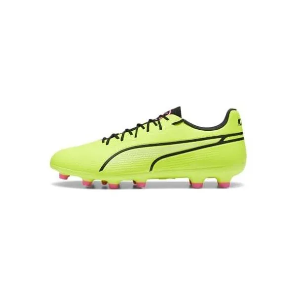 プーマ(PUMA) サッカースパイク キング プロ HG 107567 Eライム/プーマブラック/Pピンク