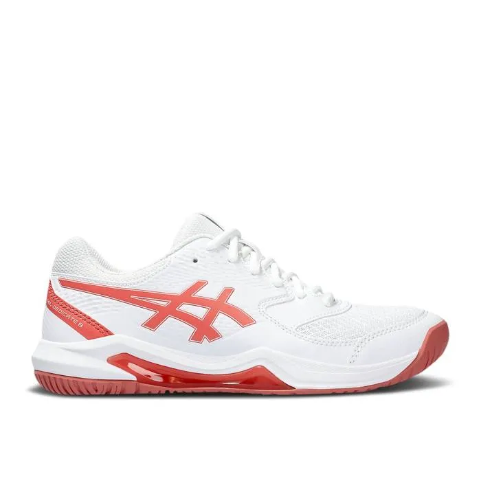 アシックス Asics 【 Wmns Gel Dedicate 8 White Light Garnet Women White/Light Garnet 】 レディース 白色 ホワイト