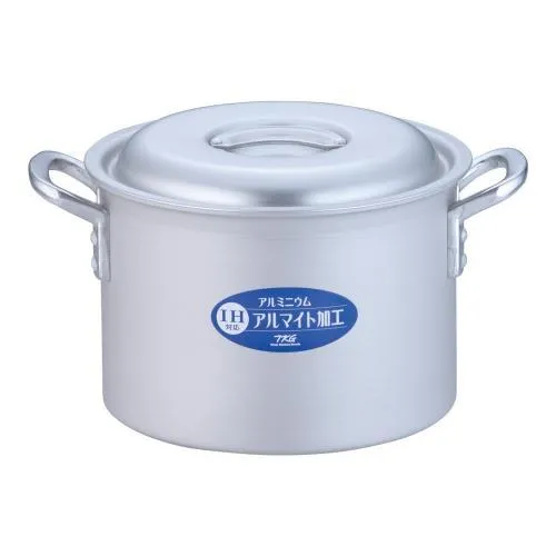 TKG IHアルミ 半寸胴鍋(目盛付) 24cm/業務用/新品/小物送料対象商品