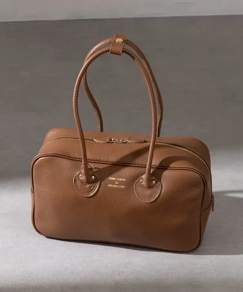 ハンドバッグ 「YOUNG＆OLSEN」EMBOSSED LEATHER STUDENT M