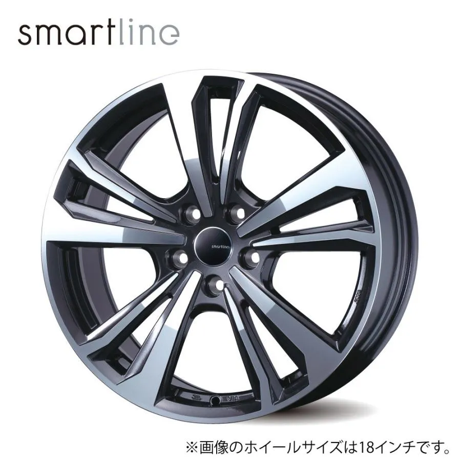TAS スマートライン 365 ホイール1本 18x8.0J（RFT対応品） 5H 112 +39 ガンメタリック/ポリッシュ / 18インチ smartline
