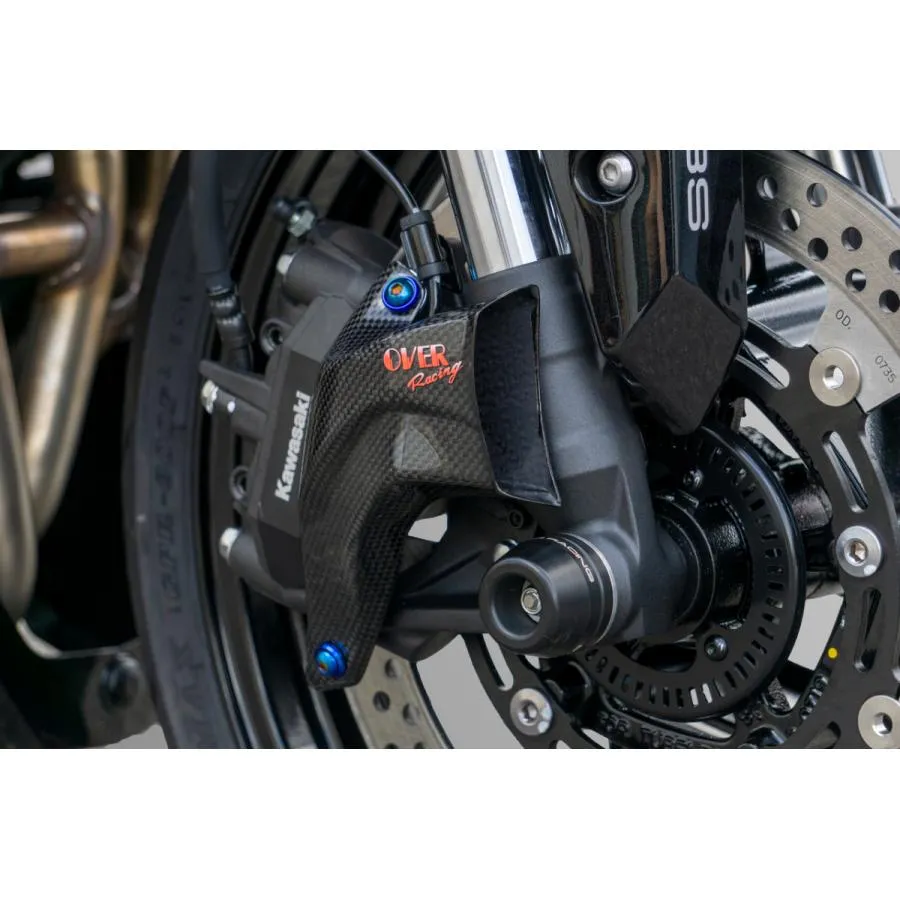 OVER オーヴァー カーボンフロントキャリパーダクト ツヤ有り ZX-25R/SE(20-)